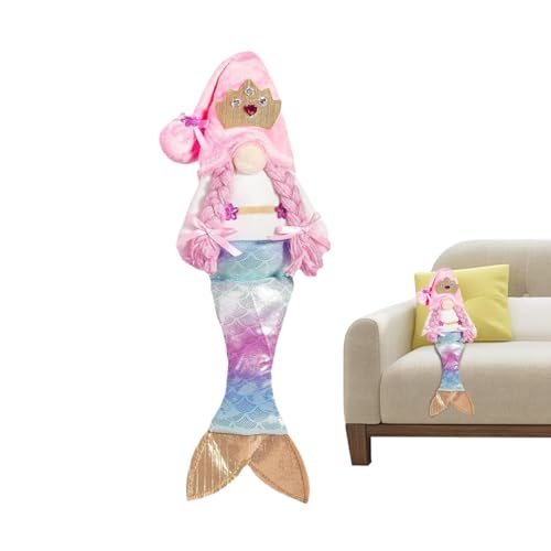 Meerjungfrau-Plüschspielzeug für Mädchen,Meerjungfrau-Spielzeug für Mädchen - Mädchenspielzeug süße Puppen | Gesichtslose Puppe mit Paillettenschwanz, Stofftier-Mädchenpuppen, Prinzessin-Meerjungfrau- von shizuku