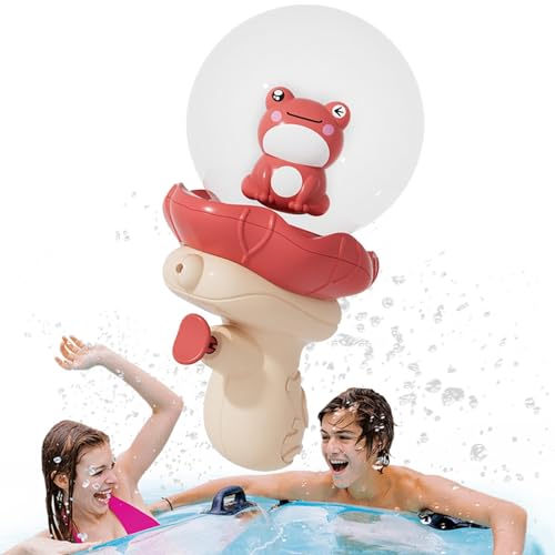 shizuku Wasserspritzspielzeug für Kinder, Wasserkampfspielzeug,Schwimmbadspiel | Niedliches Spielzeug für draußen, Wasserspritzspielzeug mit Lichtern für Kinder ab 3 Jahren, Reichweite bis zu 26 Fuß von shizuku
