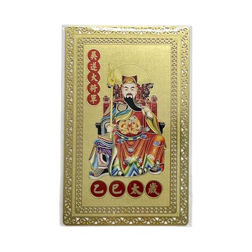 2025 Tai Sui Card, Feng Shui Protection Amulet for The Year of The Wood Snake, Spiritual Good Luck Charm, Chinese Year of Tai Sui for Prosperity and Harmony Energy Card 2025 Tai Sui Card, Feng Shui Protection Amulet for The Year of The Wood Snake, Spiritual Good Luck Charm, Chinese Year of Tai Sui for Prosperity and Harmony Energy Card von shjxi