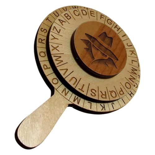 Cipher Wheel, Secret Decoding Ring, Tabletop Puzzle Tool with Fidget Friendly Design, Creative Gadget for Detective Role Play or Brain Teaser Game Cipher Wheel, Secret Decoding Ring, Tabletop Puzzle Tool with Fidget Friendly Design, Creative Gadget for Detective Role Play or Brain Teaser Game von shjxi