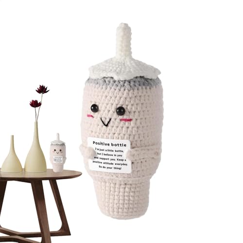 Crochet Water Bottle Doll, Knitted Water Bottle Doll, Inspirational Bottle Doll, Cheer Up Doll, Desktop Ornaments Doll, Water Bottle Doll Gift, Positive Card Doll, Crochet Bottle Ornament, Stocking St Crochet Water Bottle Doll, Knitted Water Bottle Doll, Inspirational Bottle Doll, Cheer Up Doll, Desktop Ornaments Doll, Water Bottle Doll Gift, Positive Card Doll, Crochet Bottle Ornament, Stocking St von shjxi
