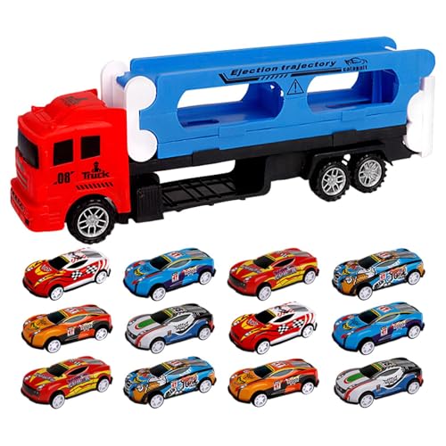Dinosaur Carrier Truck, Kid Vehicle Toys, Educational Pretend Play Set, Transport Trucks with 12 Pieces, Dinosaur Cars for Kids, Learning Activity, Birthday, Playroom, Classroom, 13.39x2.4x4.33 Inches Dinosaur Carrier Truck, Kid Vehicle Toys, Educational Pretend Play Set, Transport Trucks with 12 Pieces, Dinosaur Cars for Kids, Learning Activity, Birthday, Playroom, Classroom, 13.39x2.4x4.33 Inches von shjxi