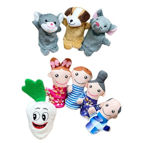 Finger Puppet Set, Storytelling Puppets, Interactive Educational Toys, Sensory Play for Toddllers, Preschools Classroom Learning Tool Kids, 3.94 inches Finger Puppet Set, Storytelling Puppets, Interactive Educational Toys, Sensory Play for Toddllers, Preschools Classroom Learning Tool Kids, 3.94 inches von shjxi