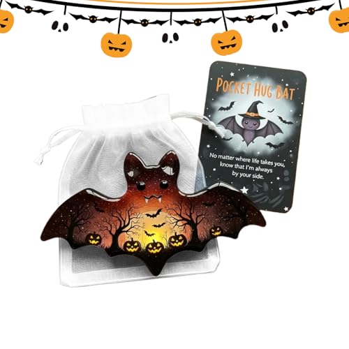 Halloween-Umarmungskarten, positive Karten für Freunde, Geist, , , Todesgott, inspirierendes Andenken für Absolventen, Team, Anreize für Erwachsene, Kollegen, Studenten, Teenager von shjxi