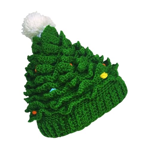 Holiday Beanie - Weihnachtsbaumstil Strickhut für festliche Verschleiß und Foto -Requisiten, weich und dehnbar mit einer Größe anpassungen, Winterhut für Kinder, Jugendliche, Erwachsene, Veranstaltung Holiday Beanie - Weihnachtsbaumstil Strickhut für festliche Verschleiß und Foto -Requisiten, weich und dehnbar mit einer Größe anpassungen, Winterhut für Kinder, Jugendliche, Erwachsene, Veranstaltung von shjxi