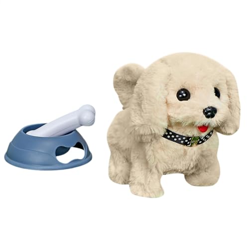Interactive Robot Puppy, Walking Plush Puppy, Stuffed Robot Puppy, Toddler Robot Puppy, Robot Puppy Toy with Bone Interactive Electronic Walking Robot Stuffed Interactive Dog Toy for Interactive Robot Puppy, Walking Plush Puppy, Stuffed Robot Puppy, Toddler Robot Puppy, Robot Puppy Toy with Bone Interactive Electronic Walking Robot Stuffed Interactive Dog Toy for von shjxi