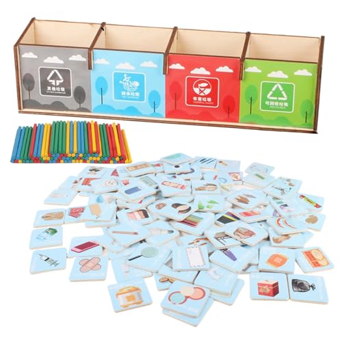 Interactive Waste Sorting Learning Toys, Sorting Game Early Education Toy - Recognition Cards Interactive Kids Play Set for Birthday Children's Day Easter Activities Interactive Waste Sorting Learning Toys, Sorting Game Early Education Toy - Recognition Cards Interactive Kids Play Set for Birthday Children's Day Easter Activities von shjxi