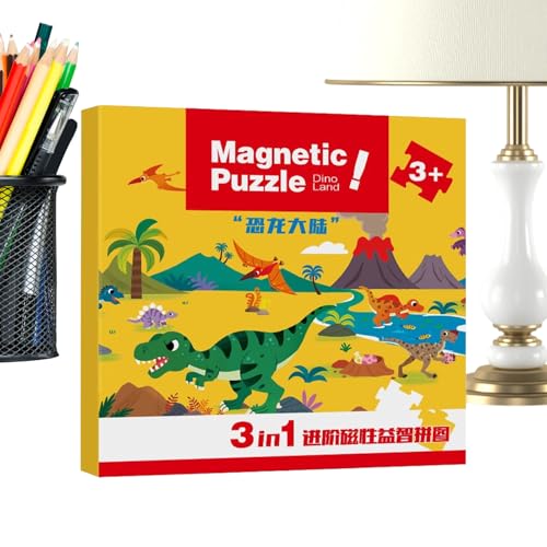 Magnetic Puzzle - Educational Preschool Toy for Early Learning, Hand-Eye Coordination with Fun Skill Development, Travel Puzzle for Kids Classroom Home, Durable Colorful Design Magnetic Puzzle - Educational Preschool Toy for Early Learning, Hand-Eye Coordination with Fun Skill Development, Travel Puzzle for Kids Classroom Home, Durable Colorful Design von shjxi