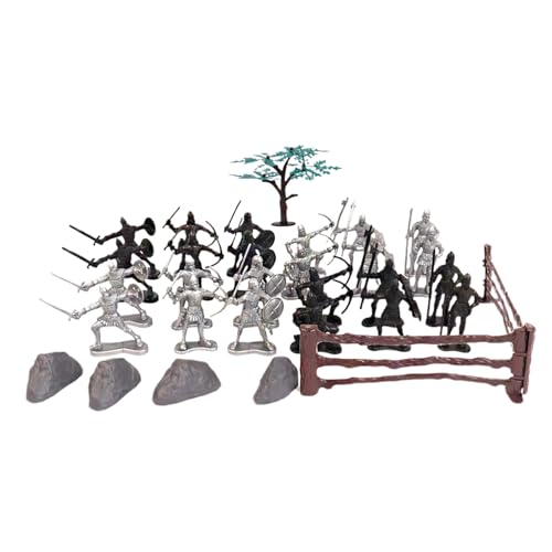 Römische Soldatenfigur, Sammelmodell -Kit für mittelalterliche Geschichtsfans, realistische Actionfiguren mit robuster Konstruktion und dekorativen Stil, für Kinder Erwachsene Desktop -Ornament 2,36 Z von shjxi
