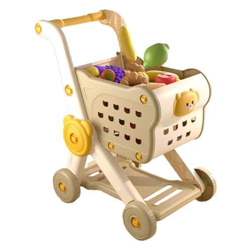 Shopping Cart Toy, Grocery Play Set, with Kitchen Accessories, Suitable to Learning Activities, Educational Toys for Kids Use, Vegetable Fruit Role Playing Boys Girls Preschool Shopping Cart Toy, Grocery Play Set, with Kitchen Accessories, Suitable to Learning Activities, Educational Toys for Kids Use, Vegetable Fruit Role Playing Boys Girls Preschool von shjxi