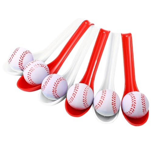 Spoon Relay Race Toy Set, Kids Ball Game, Balance Training Activity, Educational, Child-Safe Learning Toy for School Events, Home and Kindergarten, 1.69x6.3 Inches von shjxi