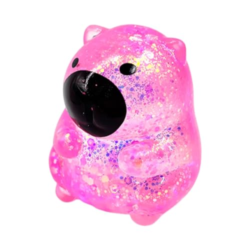 Squeeze Toy, Capybara Fidget, Stress Reliever, Vibrant Glitter Sequin Design Delivers Engaging Tactile Stimulation, Soothing Relaxation for Home and Travel, 2.17x1.97x2.95 inches Squeeze Toy, Capybara Fidget, Stress Reliever, Vibrant Glitter Sequin Design Delivers Engaging Tactile Stimulation, Soothing Relaxation for Home and Travel, 2.17x1.97x2.95 inches von shjxi
