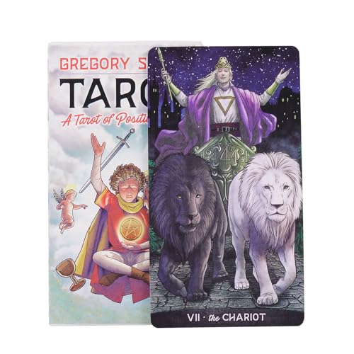 Tarotkarten - Set von 78 Wahrsagungs -Tarot -Deck für Unterhaltungsschicksal, Spaß und aufschlussreich mit einfachem Gameplay, Brettspiel für Party, persönlicher Lesen, Gruppenfreud von shjxi