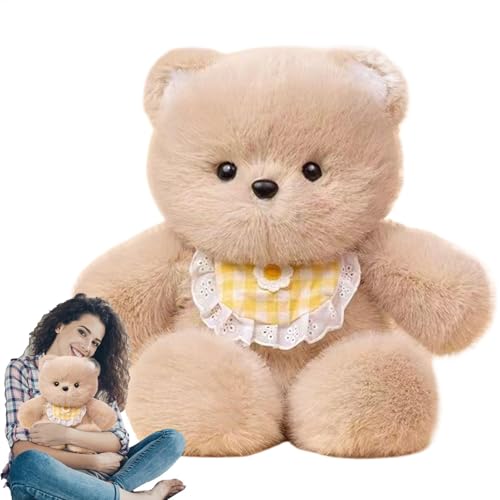 shjxi Bear Plush, Cute Stuffed Animal Doll, Soft Cozy Hugging Toy, Adorable Companion, Multifunctional Gift, Easter & Birthday Present, Kids' Plush Collection von shjxi