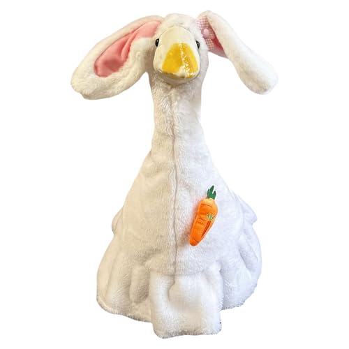 shjxi Concrete Animal Outfits, Easter Bunny Costume, Spring Porch Decor, Weatherproof Plush Fabric, Adjustable Fit, (17/23-Inch), Outdoor Sculpture Holiday Gathering von shjxi