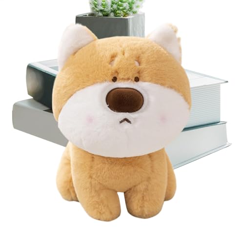 shjxi Cute DogPlushies, Cartoon Shibainu Plush, About 28cm Size, Portable Children Toys, Compact and Portable, Dvanced Workmanship for Accompanying, Playing and Travel, Yellow shjxi Cute DogPlushies, Cartoon Shibainu Plush, About 28cm Size, Portable Children Toys, Compact and Portable, Dvanced Workmanship for Accompanying, Playing and Travel, Yellow von shjxi