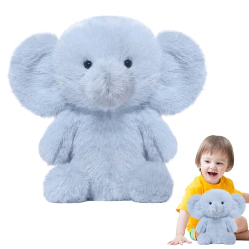 shjxi Elephant Stuffed Animal Toy,Stuffed Elephant Animal Plush Toys, Interactive Soft Huggable Pillow Doll Decor for Living Room Dining Room, 22cm/8.66 inches von shjxi