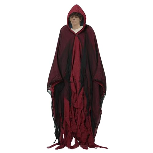 shjxi Halloween-Umhang für Erwachsene, weißer Netz-Umhang, Kostüm, Kapuzenumhang, Uni, Halloween-Kostüm-Zubehör, Halloween-Requisiten, Tanzkostüm-Ideen, Rollenspiel-Kostüme für Erwachsene shjxi Halloween-Umhang für Erwachsene, weißer Netz-Umhang, Kostüm, Kapuzenumhang, Uni, Halloween-Kostüm-Zubehör, Halloween-Requisiten, Tanzkostüm-Ideen, Rollenspiel-Kostüme für Erwachsene von shjxi