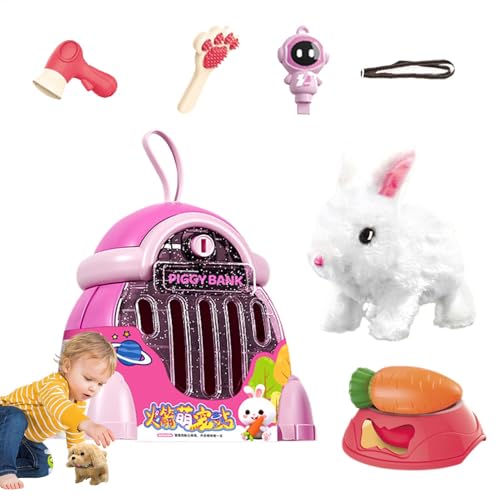 shjxi Interactive Electronic Plush Toy, Interactive Robotic Stuffed Animal, Stuffed Animal with Barking and Walking Features, Touch Control Robotic Pet Toy for Kids, Pretend Realistic Pet for Kids shjxi Interactive Electronic Plush Toy, Interactive Robotic Stuffed Animal, Stuffed Animal with Barking and Walking Features, Touch Control Robotic Pet Toy for Kids, Pretend Realistic Pet for Kids von shjxi