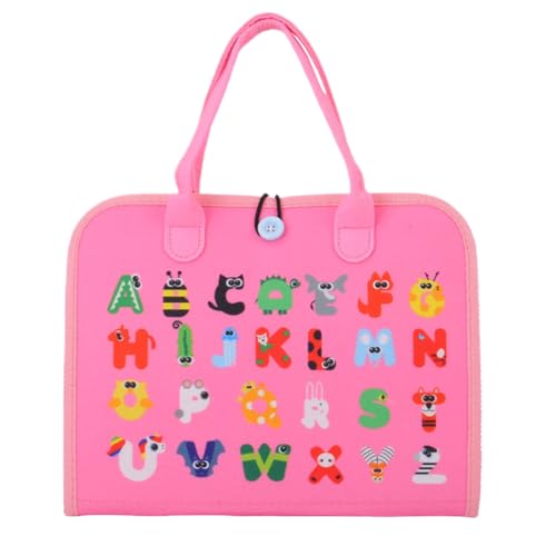 shjxi Kids Busy Toy, Felt Activity Book, Interactive Educational Board, Educational Learning Playset, Early Development for Preschool Classroom, Kindergarten, Travel, Living Room, Car, Quiet Time shjxi Kids Busy Toy, Felt Activity Book, Interactive Educational Board, Educational Learning Playset, Early Development for Preschool Classroom, Kindergarten, Travel, Living Room, Car, Quiet Time von shjxi
