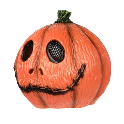 shjxi Kürbisgesicht, Halloween-Cosplay-Maske, -Design – für Damen und Herren, Gag Witz, Spielzeug für festliche Atmosphäre für Maskerade, Theater von shjxi