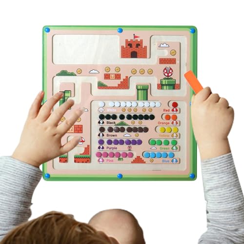 shjxi Magnetic Maze, Board Game Puzzle, Colorful Number Maze, Smooth Fun Learning Toy, Educational Supplies, Children’s Day Gift, Birthday Present, Thanksgiving Activity, Interactive Activity Set shjxi Magnetic Maze, Board Game Puzzle, Colorful Number Maze, Smooth Fun Learning Toy, Educational Supplies, Children’s Day Gift, Birthday Present, Thanksgiving Activity, Interactive Activity Set von shjxi