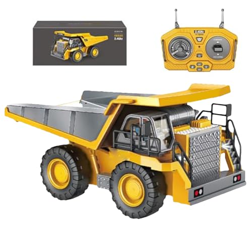 shjxi Remote-Muldenkipper, RC-Muldenkipper,Baufahrzeug-LKW-Spielzeug für Kinder ab 6 Jahren | Batteriebetriebene RC-Konstruktionsspielzeugfahrzeuge mit Licht/Geräuschen zum Spielen im Freien für shjxi Remote-Muldenkipper, RC-Muldenkipper,Baufahrzeug-LKW-Spielzeug für Kinder ab 6 Jahren | Batteriebetriebene RC-Konstruktionsspielzeugfahrzeuge mit Licht/Geräuschen zum Spielen im Freien für von shjxi