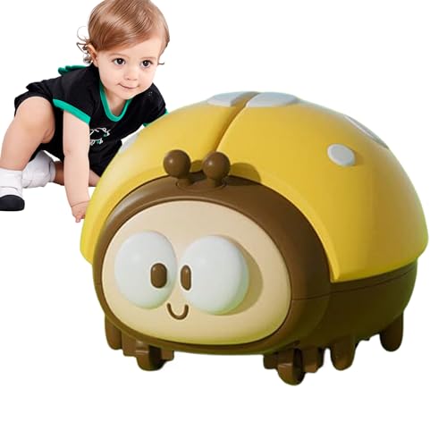 shjxi Sinnesspiel für Kinder, Marienkäfer-Ballspielzeug - Sensory Toys Einsiedlerkrebs-Gebläse | Glatte Marienkäfer-Hängeball-Spielzeug-Ballblasmaschine zum Geburtstag von shjxi