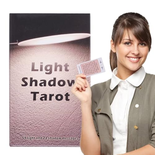 shjxi Tarot Deck, Fortune Telling Cards, 78 Illustrated Designs, Mystical Symbol Meanings, Spiritual Tool, Ideal for Divination, Meditation, Party Games, Psychic Readings, Adults Use von shjxi