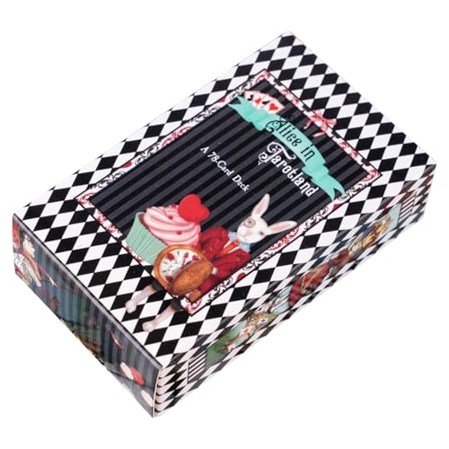 shjxi Tarot-Deck - 78 Karten Wahrsagung, Spieldeck für spirituelles Lesen, Meditationsanleitung mit Oracle Tool, vielseitige Unterhaltungsnutzung für Zuhause, Reisen, Erwachsene, Männer, 4,33 Zoll von shjxi