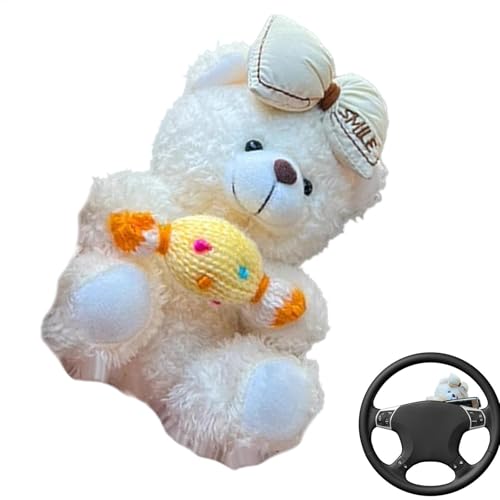 shjxi Wischer Schaltgriff Ornament, Auto Wischer Schaltgriff Plüsch Dekoration Schaltgriff Ornament Auto Innendekoration für LKW Limousine Kleinwagen RV Weiches Plüsch Autozubehör von shjxi