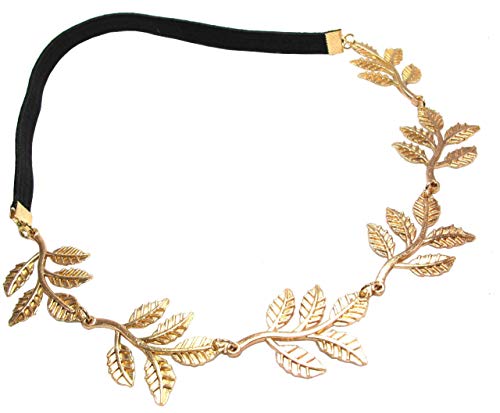 Lorbeerkranz Gold Haarband Kopf-Schmuck Römerin Römer Griechin Grieche Göttin Julius Cäsar Lorbeerkranz Gold Haarband Kopf-Schmuck Römerin Römer Griechin Grieche Göttin Julius Cäsar von shoperama