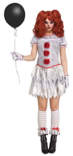 shoperama 4-teiliges Halloween DAMEN-Kostüm Carnevil Clown Kleid Strümpfe Handschuhe Manschetten Horror, Größe:L shoperama 4-teiliges Halloween DAMEN-Kostüm Carnevil Clown Kleid Strümpfe Handschuhe Manschetten Horror, Größe:L von shoperama