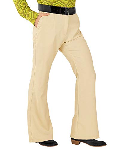 shoperama 70er Jahre Retro Herren Hose mit und ohne Muster Disco Kostüm Siebziger Schlager, Größe:L/XL, Farbe:Beige shoperama 70er Jahre Retro Herren Hose mit und ohne Muster Disco Kostüm Siebziger Schlager, Größe:L/XL, Farbe:Beige von shoperama