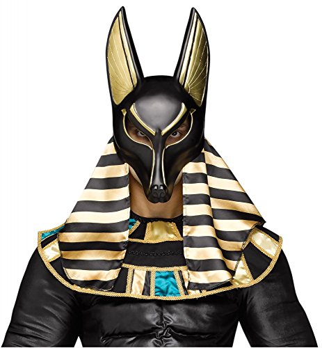 shoperama Ägyptischer Gott der Toten Anubis Maske König Ägypter Totengott Mythologie Hund Schakal Gottheit Halloween von shoperama