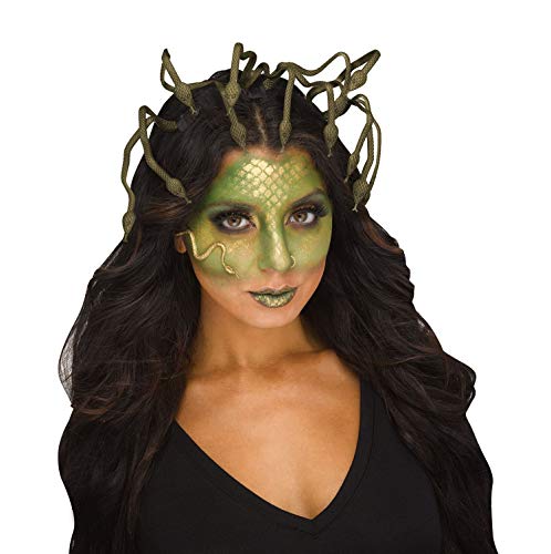 shoperama Biegbarer Schlangen Kopfschmuck Medusa Grün/Gold Tiara Krone griechische Mythologie shoperama Biegbarer Schlangen Kopfschmuck Medusa Grün/Gold Tiara Krone griechische Mythologie von shoperama