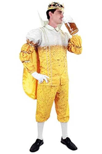 shoperama Bier Prinz Karneval Herren Kostüm König Karnevalsprinz Junggesellenabschied JGA lustig Pils, Größe:48 shoperama Bier Prinz Karneval Herren Kostüm König Karnevalsprinz Junggesellenabschied JGA lustig Pils, Größe:48 von shoperama