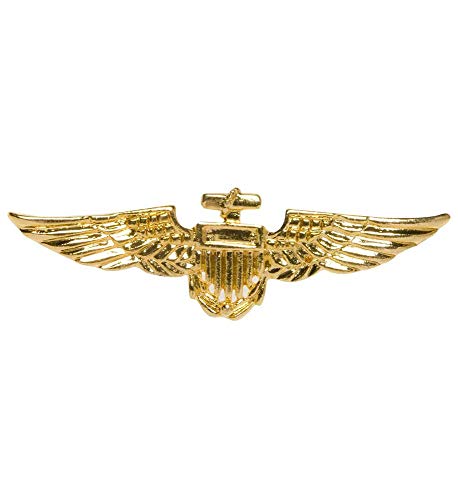 shoperama Goldenes Fliegerabzeichen Brosche Aviator Stewardess Pilot Abzeichen Anstecker shoperama Goldenes Fliegerabzeichen Brosche Aviator Stewardess Pilot Abzeichen Anstecker von shoperama