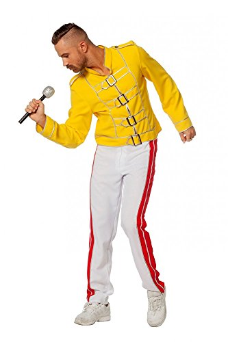 shoperama King Freddie Deluxe Herren Kostüm Rockstar Jacke und Hose Mercury Freddy Sänger Topqualität, Größe:50 shoperama King Freddie Deluxe Herren Kostüm Rockstar Jacke und Hose Mercury Freddy Sänger Topqualität, Größe:50 von shoperama