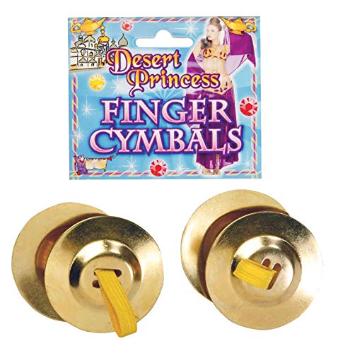 shoperama Orientalische Handzimbeln Kostüm-Zubehör für Bauchtänzerin Haremsdame Inderin shoperama Orientalische Handzimbeln Kostüm-Zubehör für Bauchtänzerin Haremsdame Inderin von shoperama