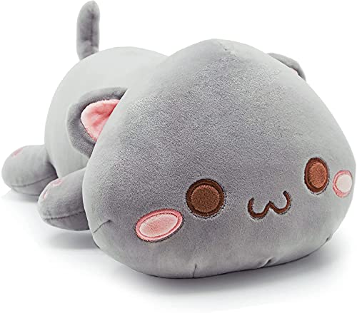shownicer Plüschtier Flauschiges Stofftier Kawaii Katze 65cm, Kuscheltier Ausgestopftes Tier Plüschkissen Spielzeug Geschenk gefüllt für Kinder Mädchen Jungen, Schmusetier für Kuscheltierliebhaber shownicer Plüschtier Flauschiges Stofftier Kawaii Katze 65cm, Kuscheltier Ausgestopftes Tier Plüschkissen Spielzeug Geschenk gefüllt für Kinder Mädchen Jungen, Schmusetier für Kuscheltierliebhaber von shownicer