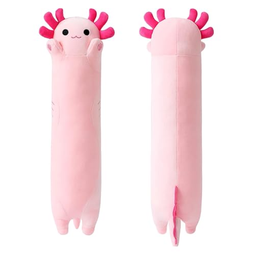 shownicer Plüschtier Axolotl Kuscheltier Stofftier Kawaii Axolotl Plüsch Kissen Spielzeug Axolotl Wurfkissen Schmusetier Geschenk für Kinder Mädchen 12+ Jahre (Rosa, 90cm) shownicer Plüschtier Axolotl Kuscheltier Stofftier Kawaii Axolotl Plüsch Kissen Spielzeug Axolotl Wurfkissen Schmusetier Geschenk für Kinder Mädchen 12+ Jahre (Rosa, 90cm) von shownicer