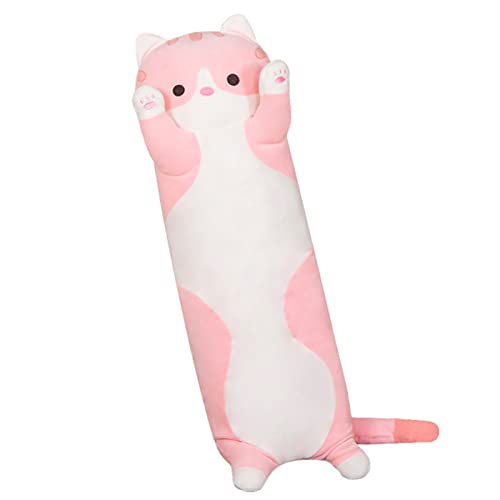 shownicer Plüschtier Katze Kuscheltier Stofftier Kawaii Katze Plüsch Kissen, Spielzeug Kätzchen Plüsch Wurfkissen, Geschenk für Kinder Mädchen 12+ Jahre (Rosa, 130cm) shownicer Plüschtier Katze Kuscheltier Stofftier Kawaii Katze Plüsch Kissen, Spielzeug Kätzchen Plüsch Wurfkissen, Geschenk für Kinder Mädchen 12+ Jahre (Rosa, 130cm) von shownicer