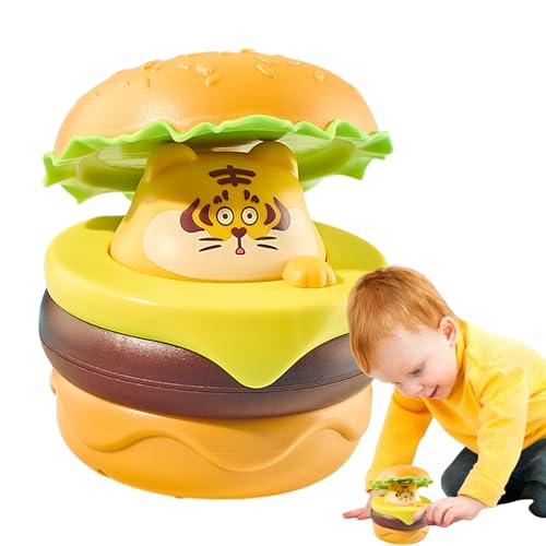 shpuuyy Auto zurückziehen, Auto für Kleinkind 1-3 zurückziehen, Netter Cartoon Hamburger Kleinkind Spielzeugauto, Sport- und Freizeitspiel, Kinderspielwagen für Jungenmädchen, Heimnutzer, von shpuuyy