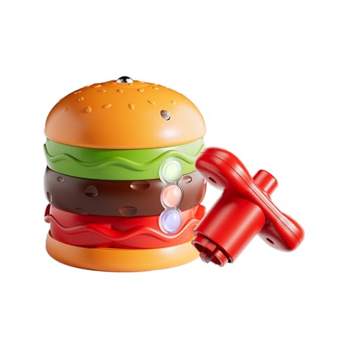 shpuuyy Kampf - Leuchtender Hamburger | Interaktives Balance-Spielzeug Mit Musik, Tragbares Reisespiel Als Lernspielzeug & Geschenkidee shpuuyy Kampf - Leuchtender Hamburger | Interaktives Balance-Spielzeug Mit Musik, Tragbares Reisespiel Als Lernspielzeug & Geschenkidee von shpuuyy