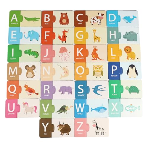 shpuuyy Karten Zuordnungsspiel - Lernkarten Zuordnungsspiel Buchstaben für Kinder | Pädagogisches Spielzeug zum Zählen Lernen für Kindergartenkinder 1,5–6 Jahre shpuuyy Karten Zuordnungsspiel - Lernkarten Zuordnungsspiel Buchstaben für Kinder | Pädagogisches Spielzeug zum Zählen Lernen für Kindergartenkinder 1,5–6 Jahre von shpuuyy