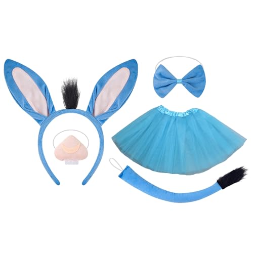 shpuuyy Kinder Tierkostüme, Tierkostümkinder | Tierschwänze für Kinder,Kleinkindpelzohren Stirnband Fliege Nasenrock für Halloween Maskerade shpuuyy Kinder Tierkostüme, Tierkostümkinder | Tierschwänze für Kinder,Kleinkindpelzohren Stirnband Fliege Nasenrock für Halloween Maskerade von shpuuyy