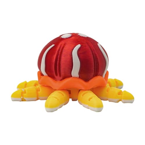shpuuyy Kraken Spielzeug - Kraken Drehbares Beruhigungsspielzeug - Verspieltes Kleines Meerestier Mit Beweglichen Armen Für Schule Zuhause Büro shpuuyy Kraken Spielzeug - Kraken Drehbares Beruhigungsspielzeug - Verspieltes Kleines Meerestier Mit Beweglichen Armen Für Schule Zuhause Büro von shpuuyy