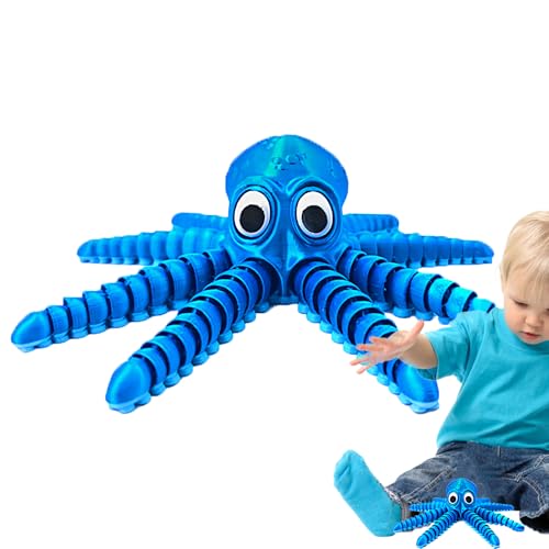 shpuuyy Oktopus Modell | Tier Deko Figur,Bewegliche Gelenke Deko Für Tisch Wohnraum Kinder von shpuuyy