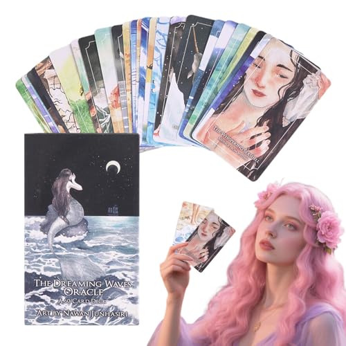 shpuuyy Orakelkarten - 60 Wahrsagekarten Traumhaftes Orakel Deck,Spirituelle Entdeckung Meditation Weisheit Für Erwachsene Jugendliche shpuuyy Orakelkarten - 60 Wahrsagekarten Traumhaftes Orakel Deck,Spirituelle Entdeckung Meditation Weisheit Für Erwachsene Jugendliche von shpuuyy